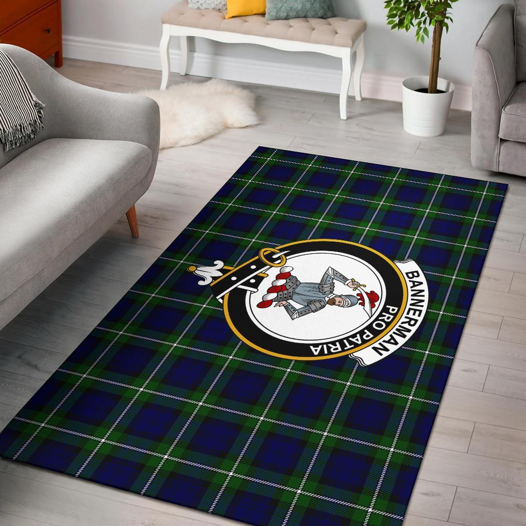 Bannerman Tartan Crest Area Rug