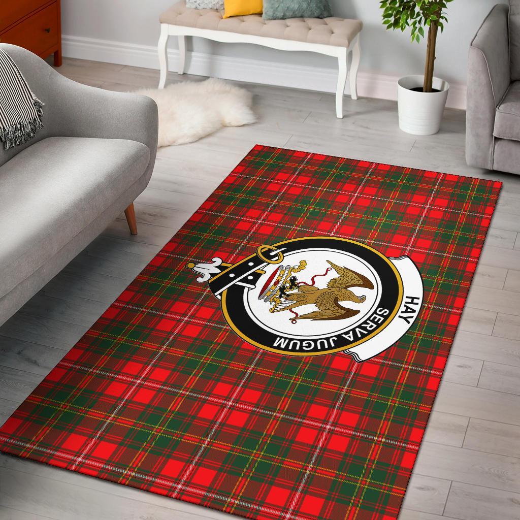 Hay Tartan Crest Area Rug