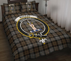 MacKay Weathered Tartan Crest Quilt Bed Set