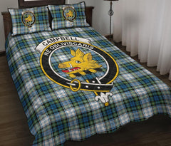 Campbell Dress Ancient Tartan Crest Quilt Bed Set