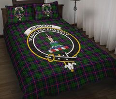 Morrison Modern Tartan Crest Quilt Bed Set