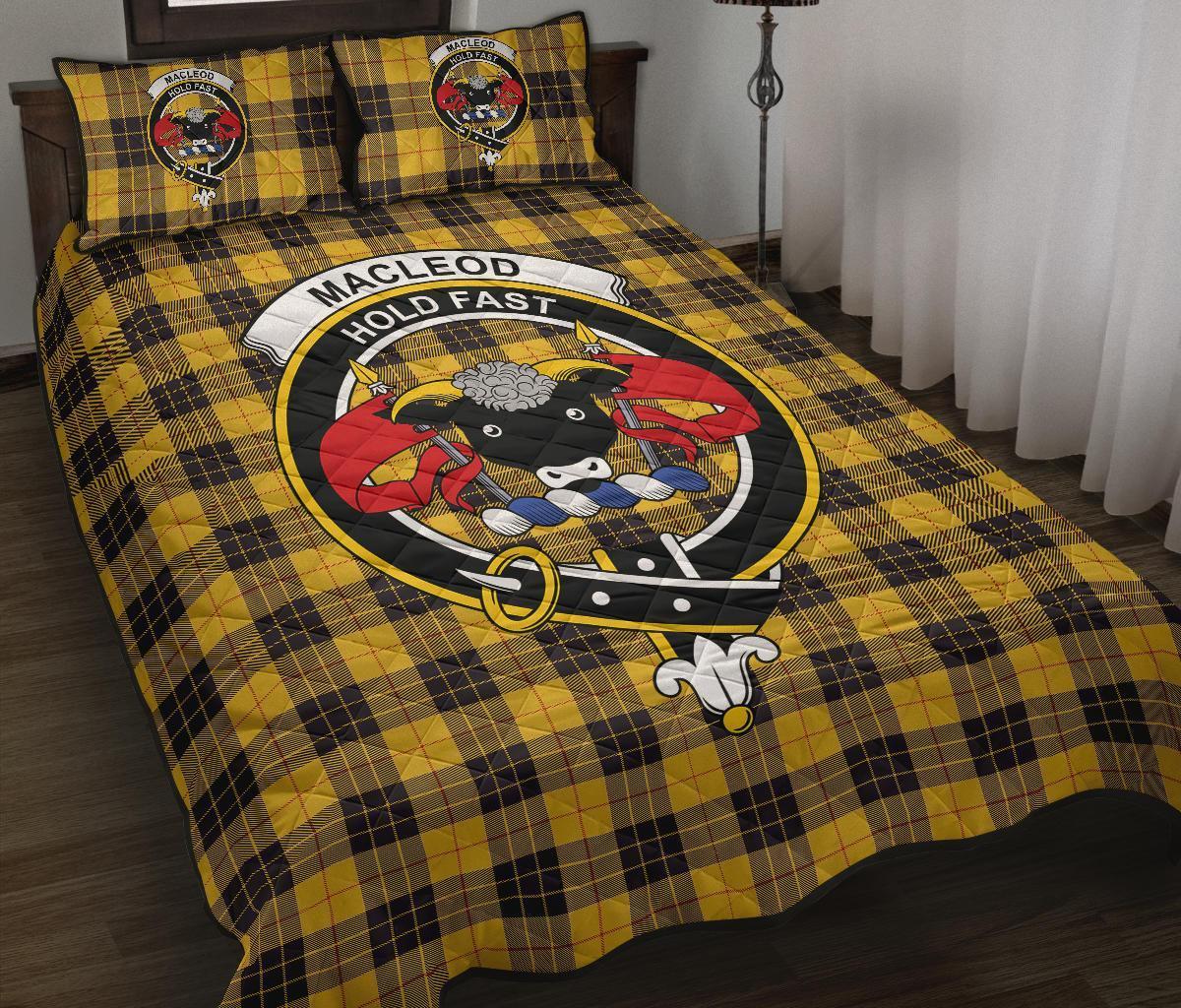 MacLeod of Lewis Ancient Tartan Crest Quilt Bed Set