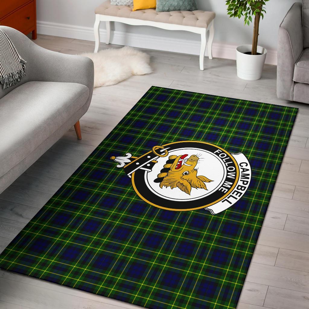 Campbell Of Breadalbane Tartan Crest Area Rug