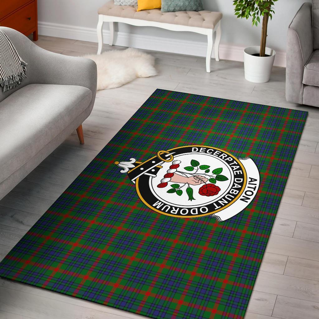 Aiton Tartan Crest Area Rug