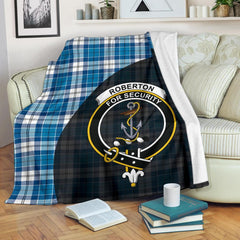 Roberton Tartan Crest Blanket Wave Style