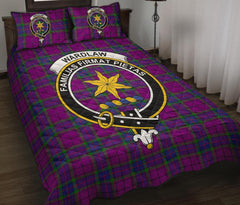 Wardlaw Modern Tartan Crest Quilt Bed Set