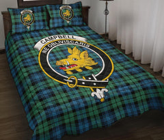 Campbell Ancient 01 Tartan Crest Quilt Bed Set