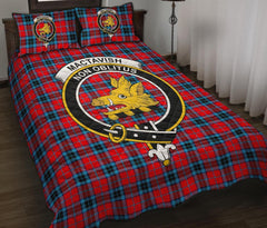 MacTavish Modern Tartan Crest Quilt Bed Set