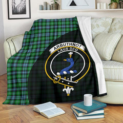 Arbuthnot Ancient Tartan Crest Blanket Wave Style