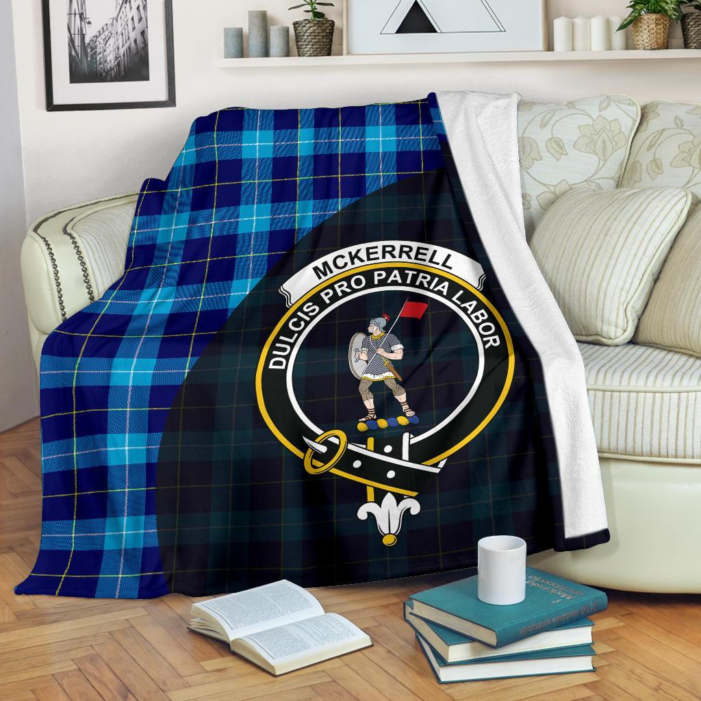 McKerrell Tartan Crest Blanket Wave Style