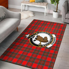 Binning (Of Wallifoord) Tartan Crest Area Rug