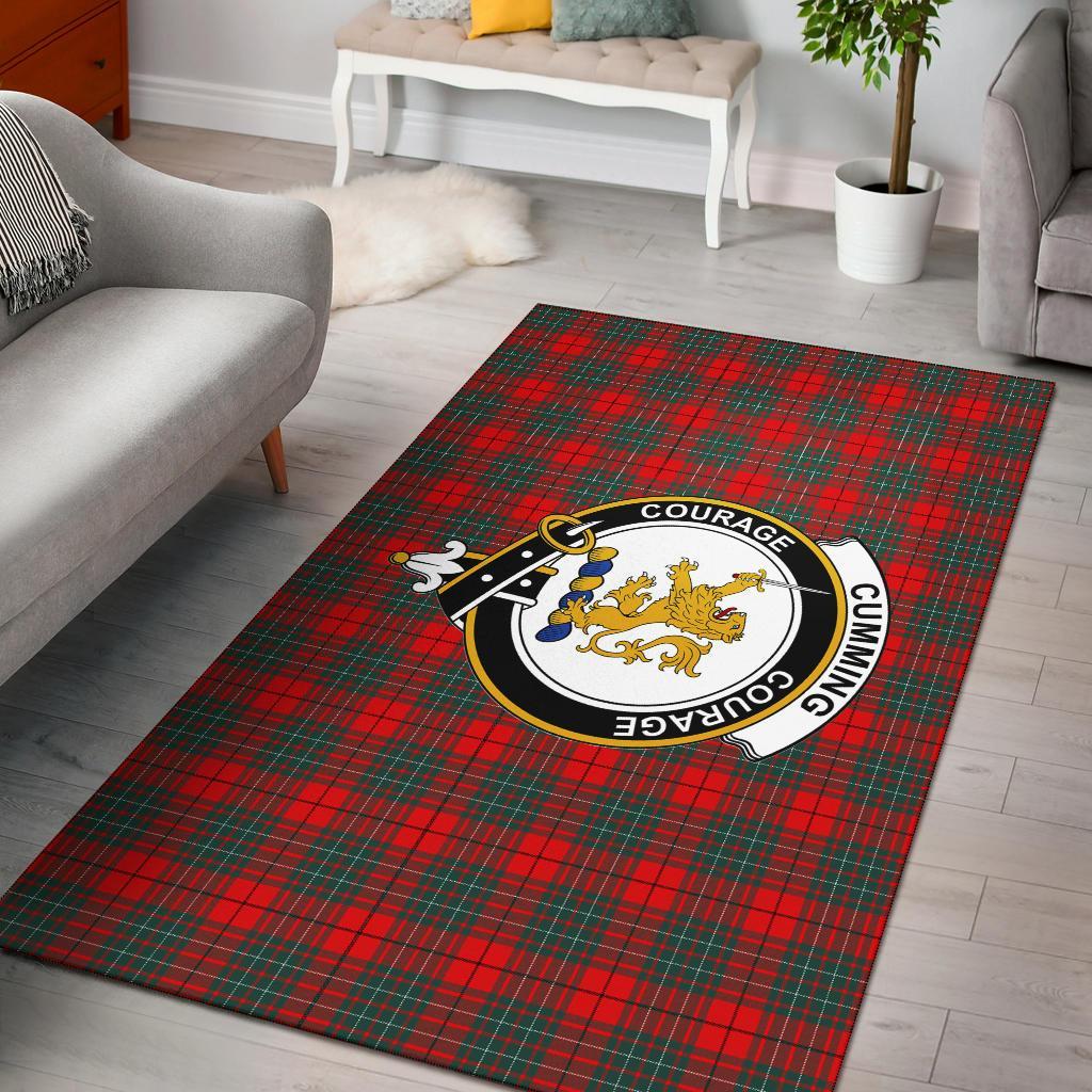 Cumming Tartan Crest Area Rug