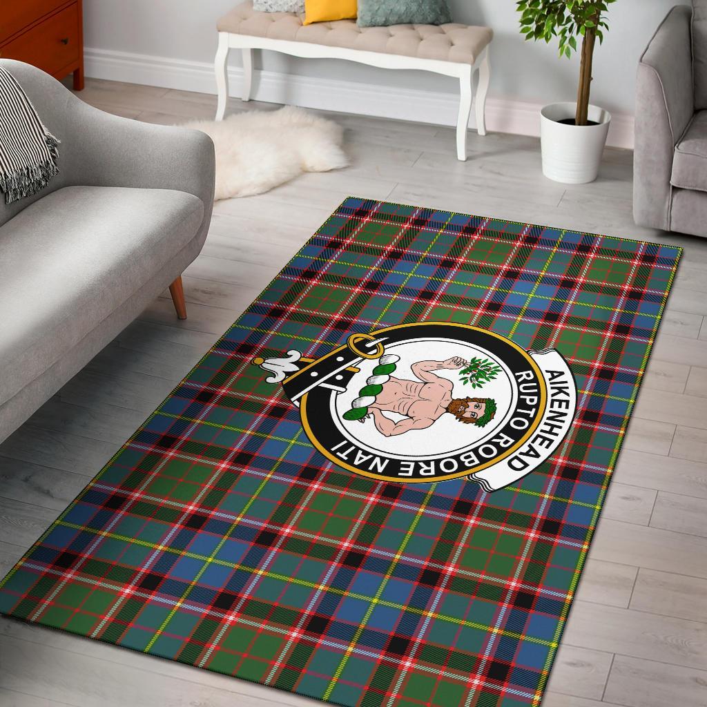 Aikenhead Tartan Crest Area Rug