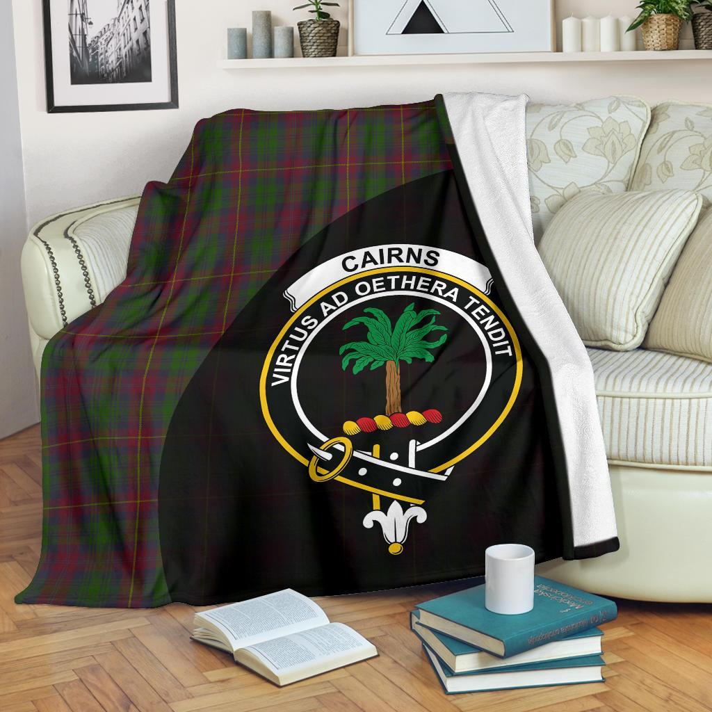 Cairns Tartan Crest Blanket Wave Style