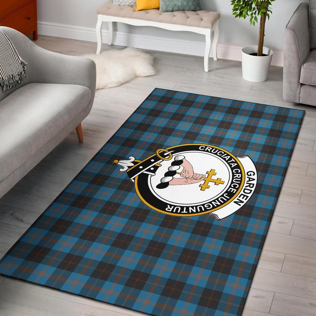 Garden Tartan Crest Area Rug