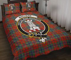 MacLean of Duart Ancient Tartan Crest Quilt Bed Set