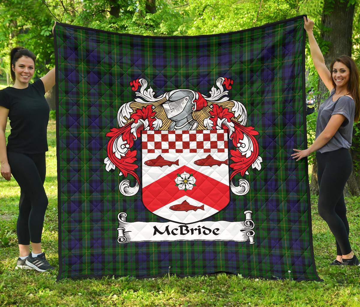 McBride Tartan Crest Quilt - SP