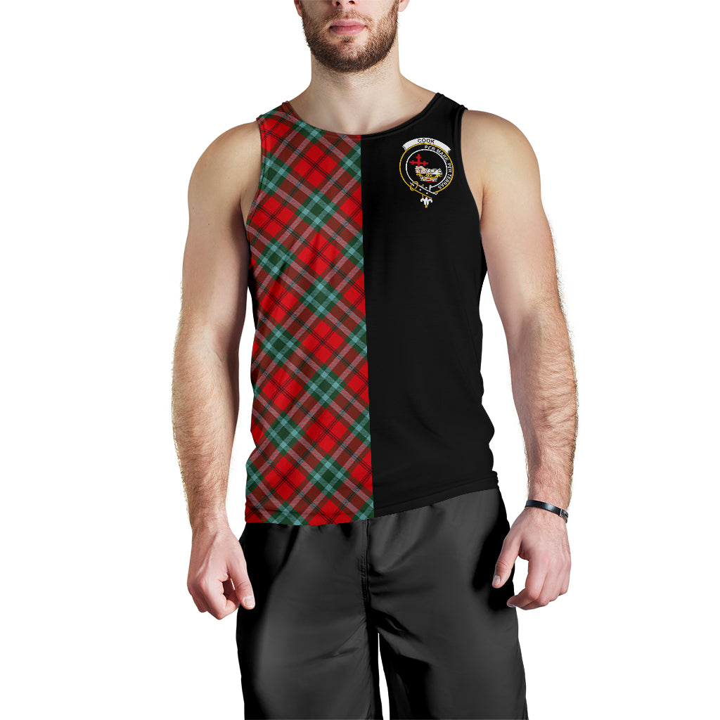 Cook Tartan Crest Men's Tank Top - Cross Style