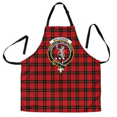 MacQueen Modern Tartan Crest Apron