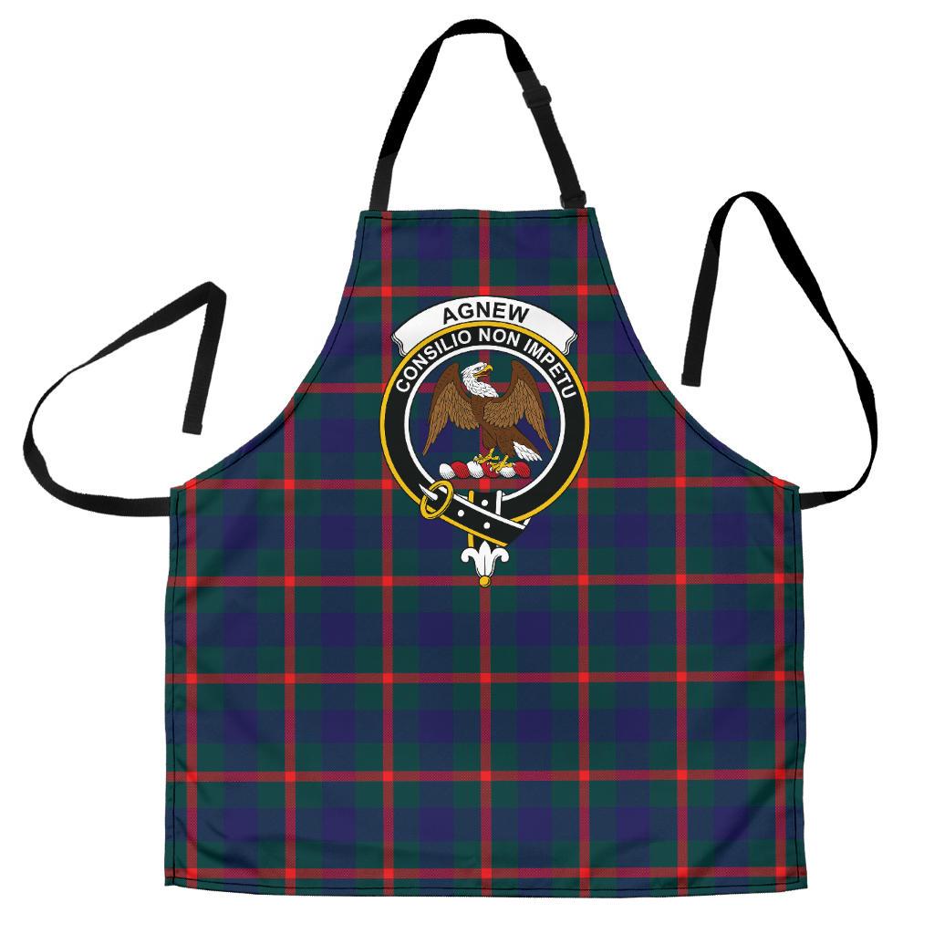 Agnew Modern Tartan Crest Apron