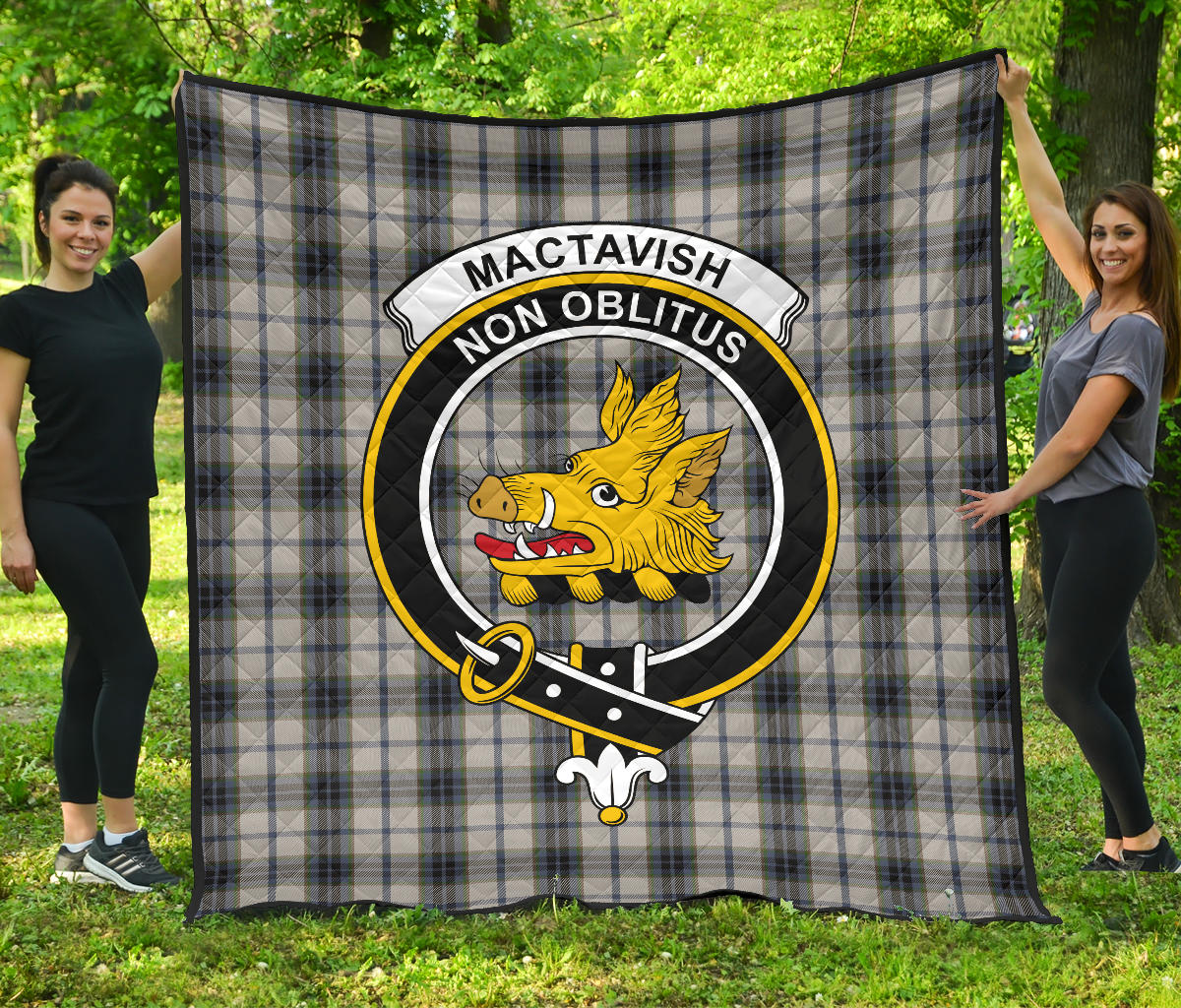 MacTavish of Dunardry Dress Tartan Quilt - SP