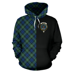 Forbes Ancient Tartan Hoodie Half of Me - Cross Style SP