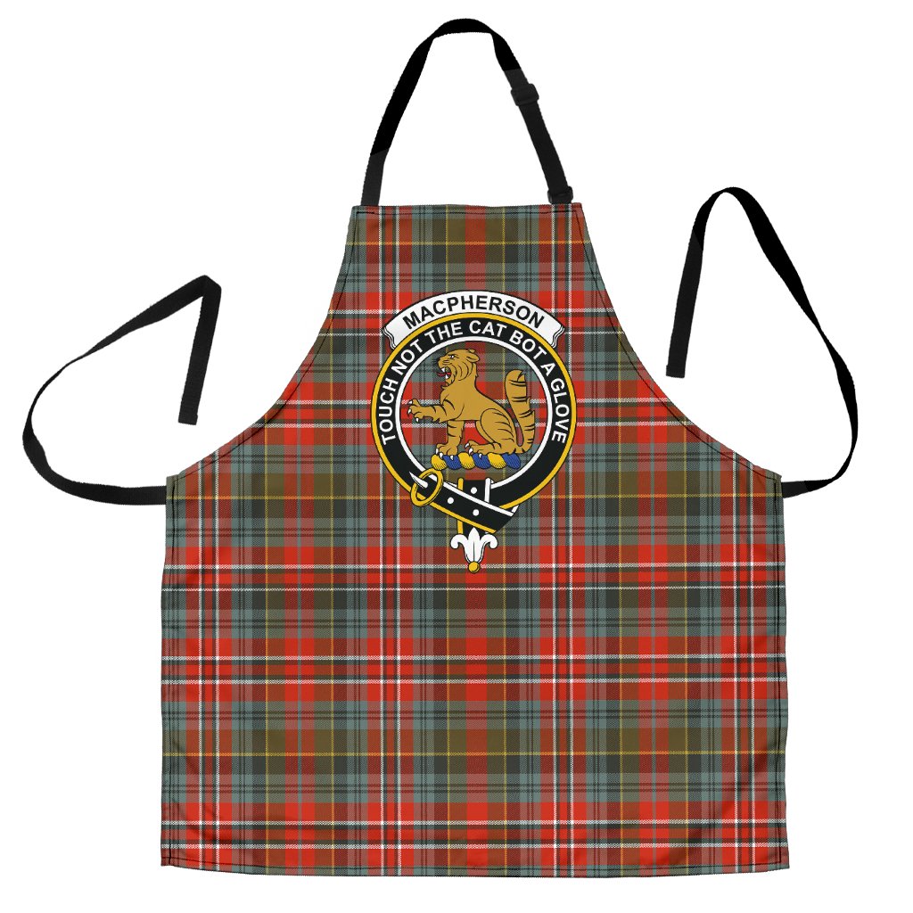 MacPherson Weathered Tartan Crest Apron