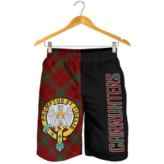 Carruthers Modern Tartan Official Crest Men's Short - Cross Style