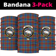 Bethune Modern Tartan Crest Bandana - Neck Gaiter