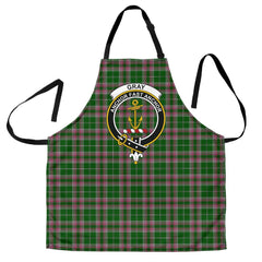 Gray Hunting Tartan Crest Apron