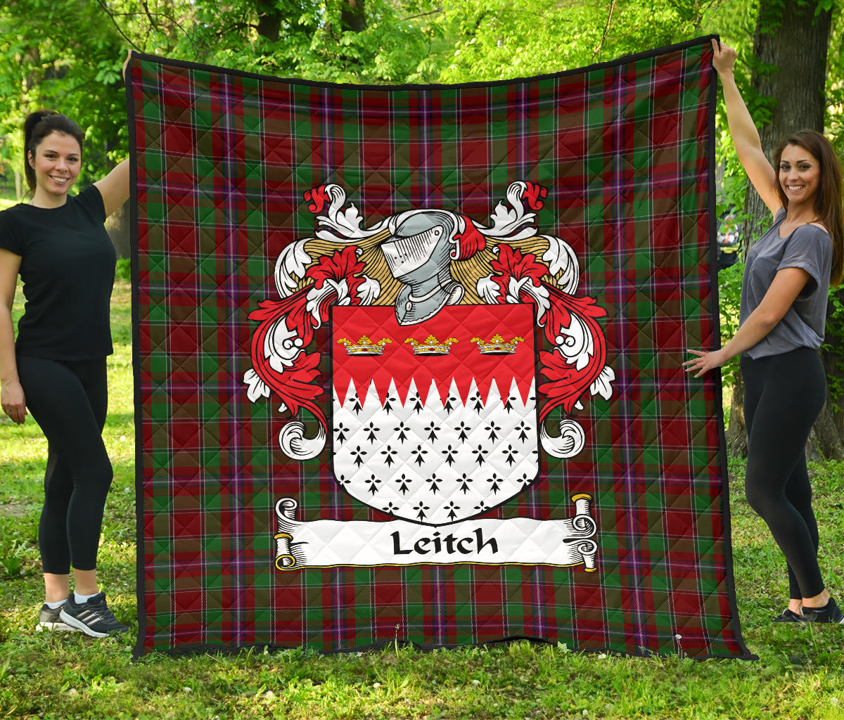 Leitch Crest Tartan Quilt - SP