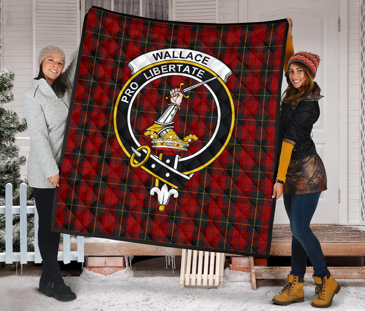 Wallace Tartan Crest Quilt - SP