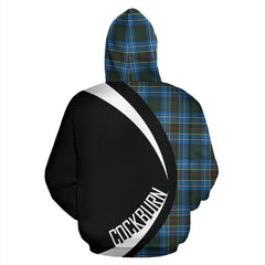 Cockburn Modern Tartan Crest Zipper Hoodie - Circle Style