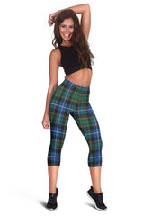 MacRae Hunting Ancient Tartan Capris Leggings