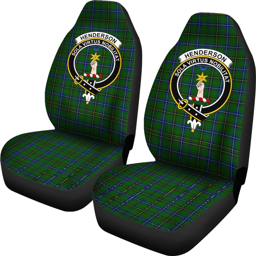 Henderson (Mackendrick) Family Modern Tartan Crest Car Seat Cover