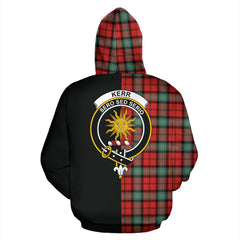 Kerr Ancient Tartan Crest Zipper Hoodie - Half Of Me Style