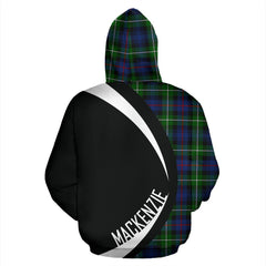 Mackenzie Tartan Crest Zipper Hoodie - Circle Style