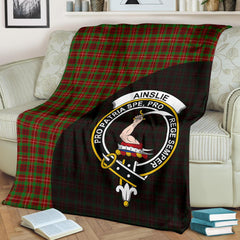 Ainslie Tartan Crest Blanket - 3 Sizes