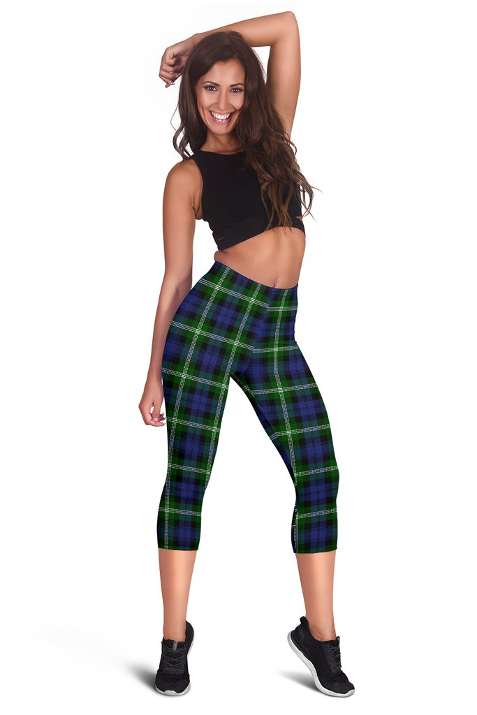 Baillie Modern Tartan Capris Leggings