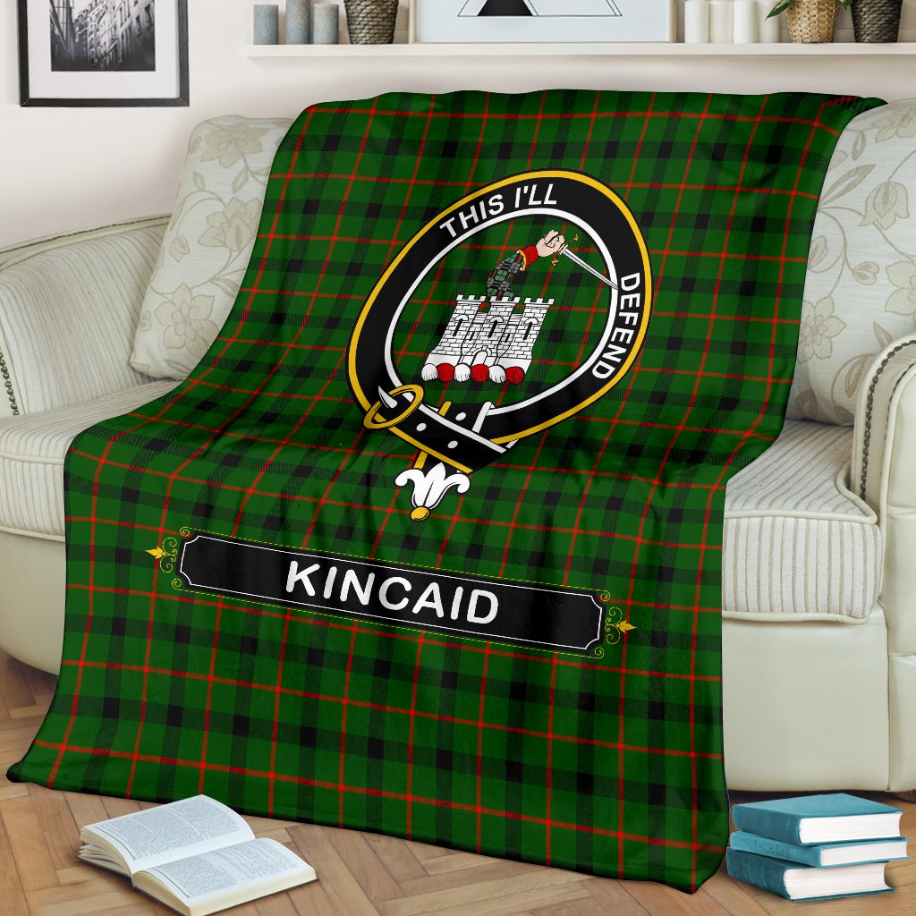 Kincaid Family Tartan Crest Blankets