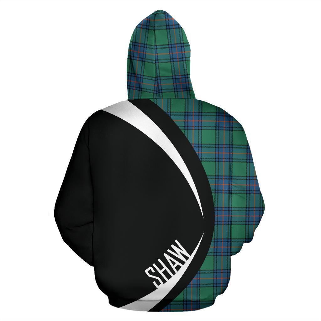 Shaw Ancient Tartan Crest Zipper Hoodie - Circle Style