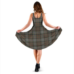 Outlander Fraser Tartan Midi Dress