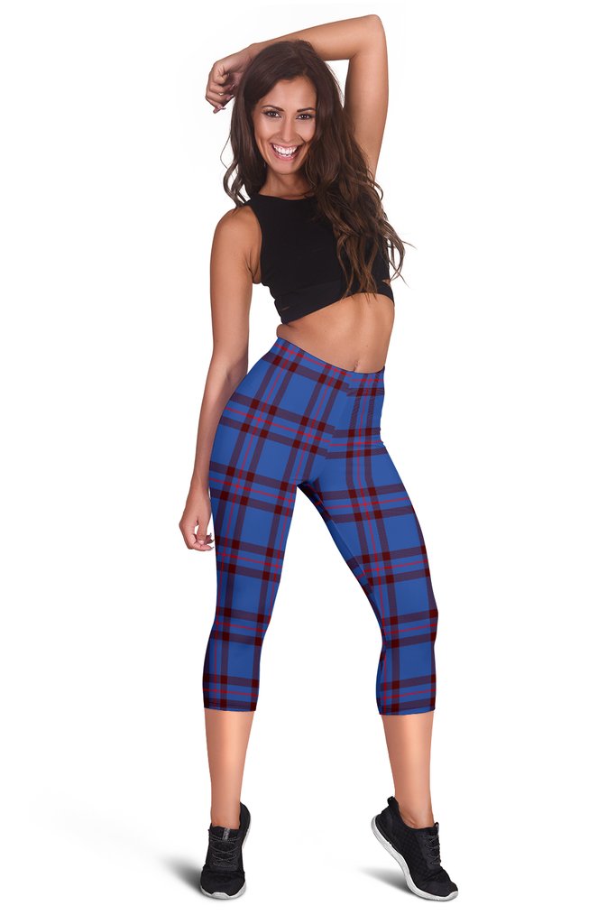 Elliot Modern Tartan Capris Leggings