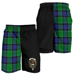 Graham of Menteith Modern Tartan Crest Short For Men - Haft Style