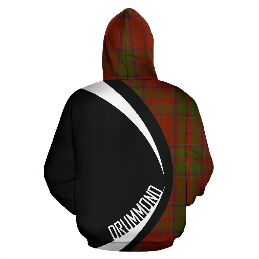 Drummond Tartan Crest Hoodie - Circle Style