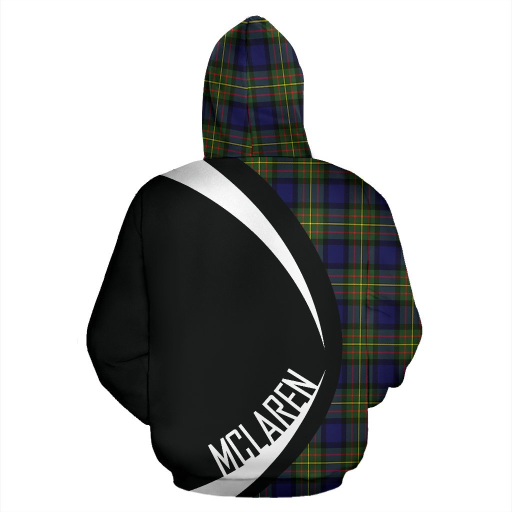 McLaren Modern Tartan Crest Zipper Hoodie - Circle Style