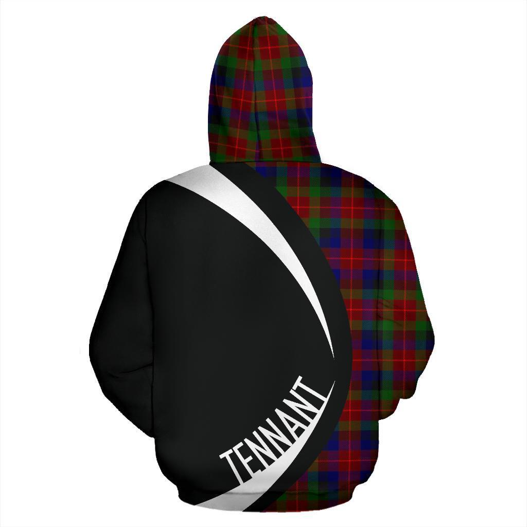 Tennant Tartan Crest Zipper Hoodie - Circle Style