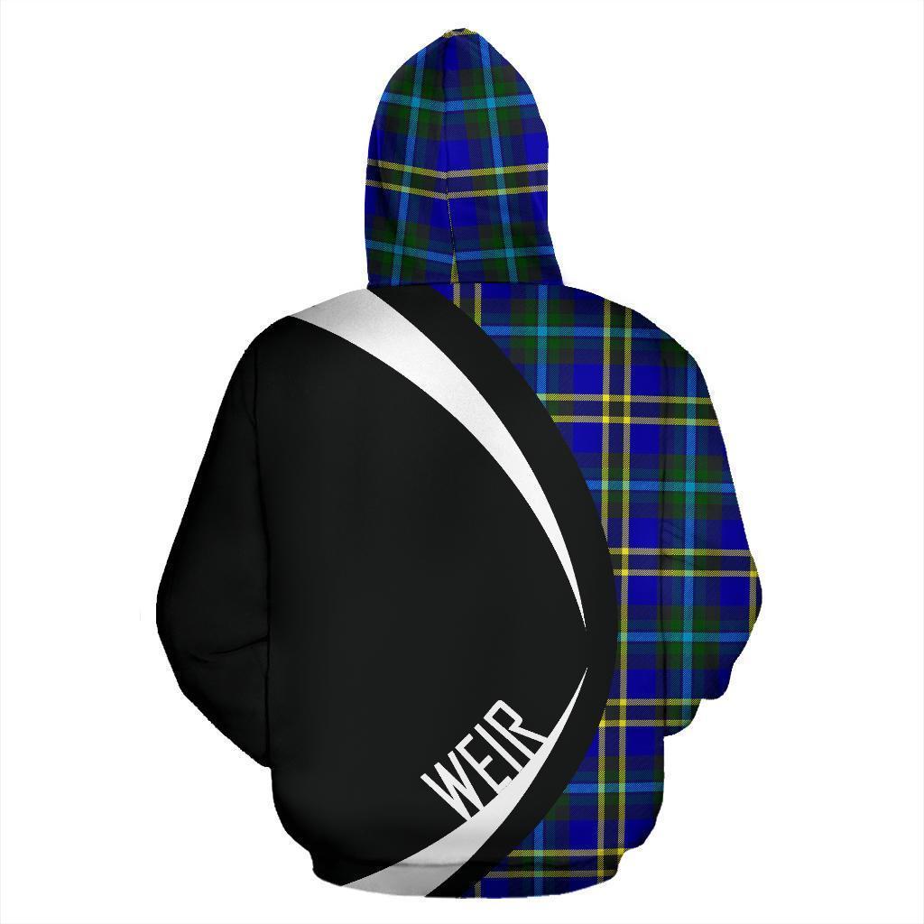 Weir Modern Tartan Crest Hoodie - Circle Style