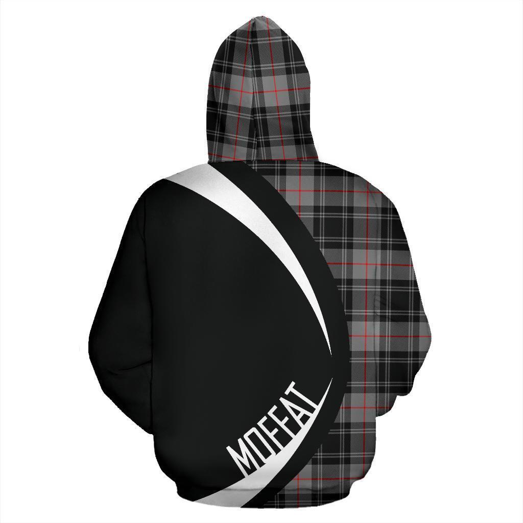 Moffat Modern Tartan Crest Zipper Hoodie - Circle Style