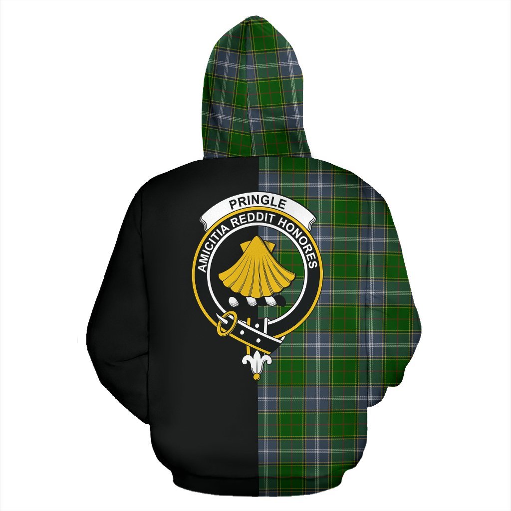 Pringle Tartan Crest Zipper Hoodie - Half Of Me Style